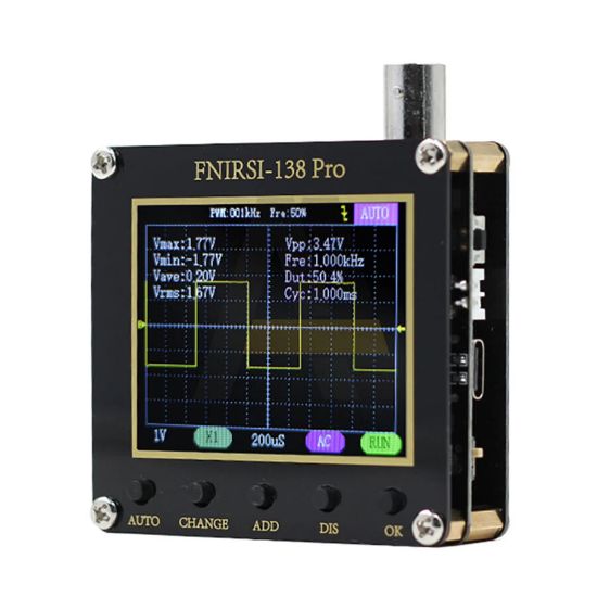 Fnırsı 138 Pro 200khz 2.5 Ms/s Dijital Mini Osiloskop resmi