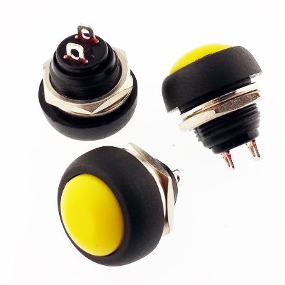 Dc184 Sarı Push Buton resmi
