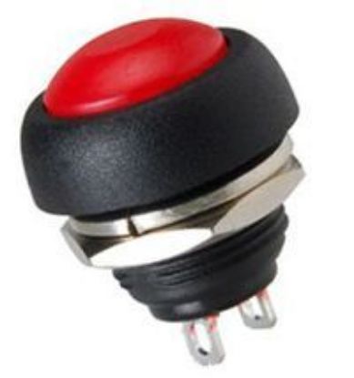 Dc184 Kırmızı Push Buton resmi
