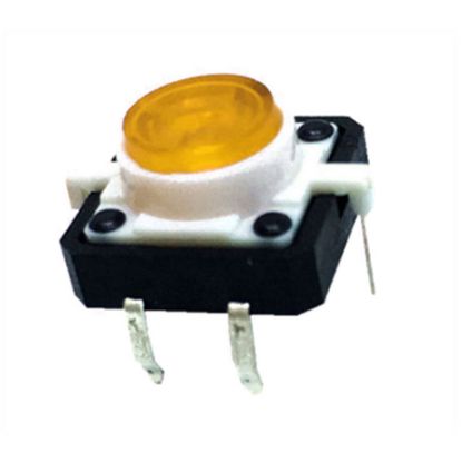 12x12 Sarı Led Işıklı Tact Switch resmi