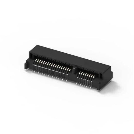Aaa-pcı-047-p20 Lotes Konnektör Mini Pcı-e Yuvası 52p Yükseklik 9.0mm resmi
