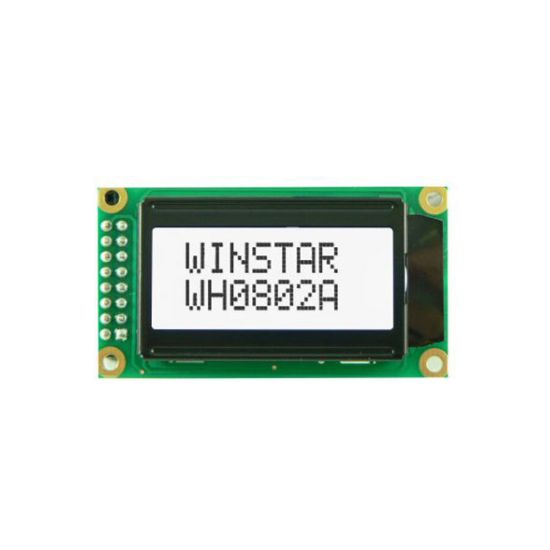 2x8 Karakter Lcd Parlak Beyaz Led Ekran - Wh0802a1-tfh-et# resmi